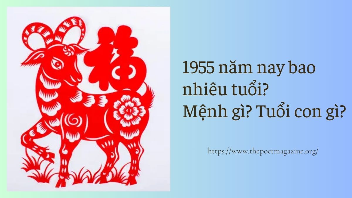 Mệnh của tuổi Ất Mùi 1955