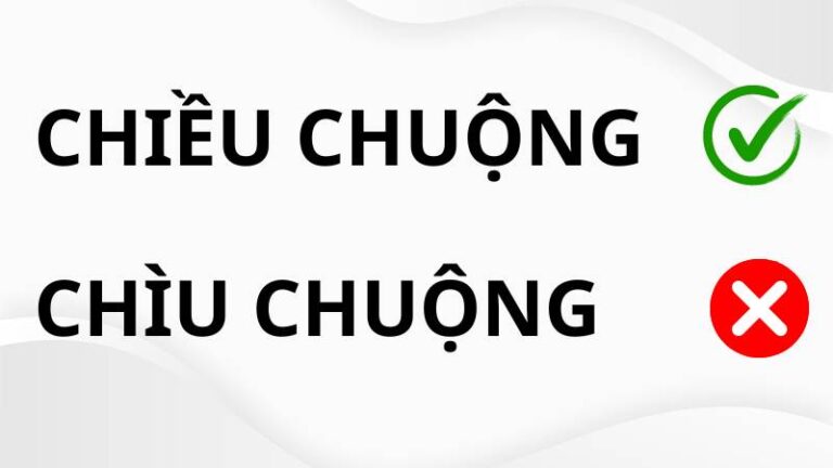 Chìu chuộng hay chiều chuộng đúng chính tả? Nghĩa là gì?