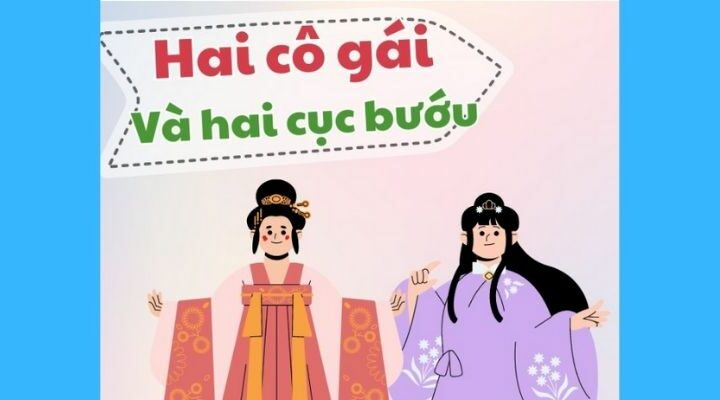 Truyện dân gian: Hai cô gái và hai cục bướu