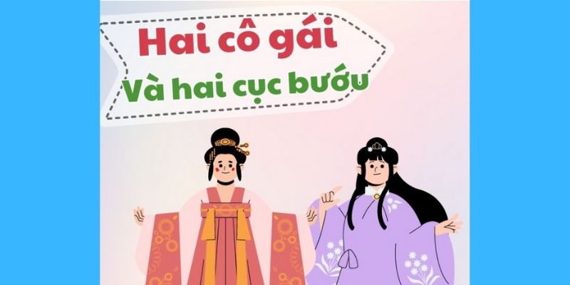 Truyện dân gian: Hai cô gái và hai cục bướu