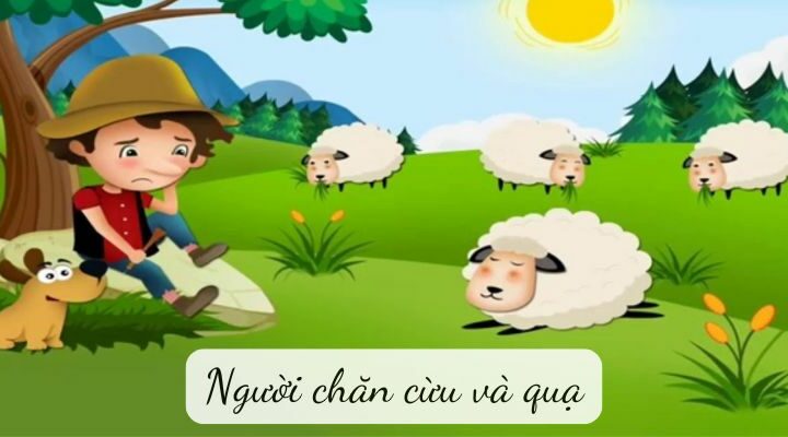 Truyện ngụ ngôn: Người chăn cừu và quạ