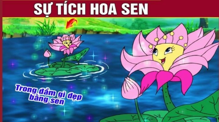 Truyện cổ tích Việt Nam: Sự tích Hoa sen