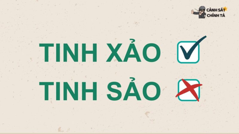 Tinh xảo hay tinh sảo đúng chính tả