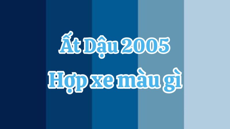 Tuổi Ất Dậu 2005 hợp xe màu gì? Tổng hợp màu phong thủy người tuổi Ất Dậu