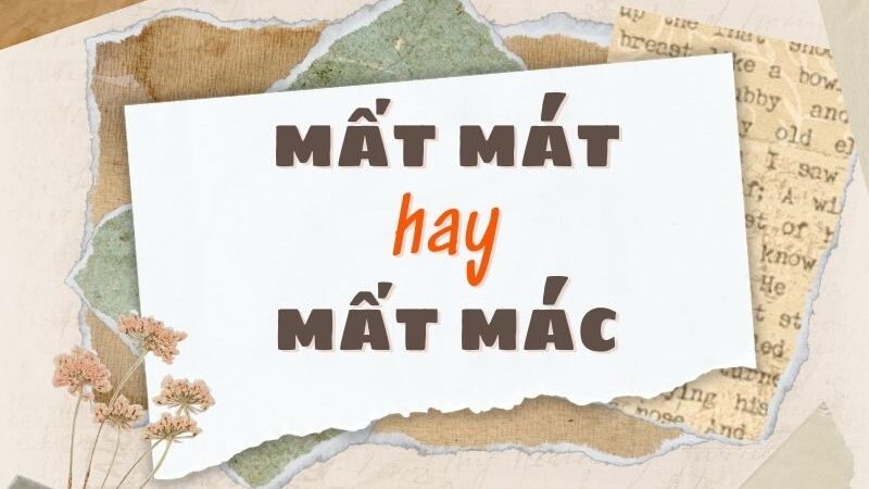 Mất mát hay mất mác đúng chính tả?