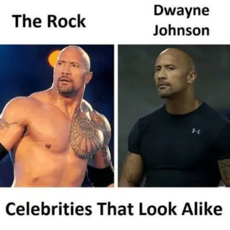 Meme nhếch lông mày The Rock