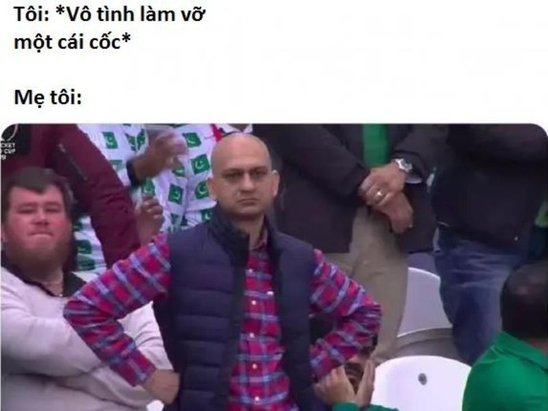 chống tay meme