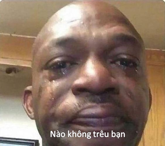 Meme buồn anh da đen