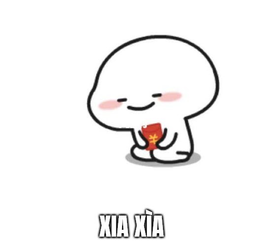 Meme cảm ơn khi nhận lì xì