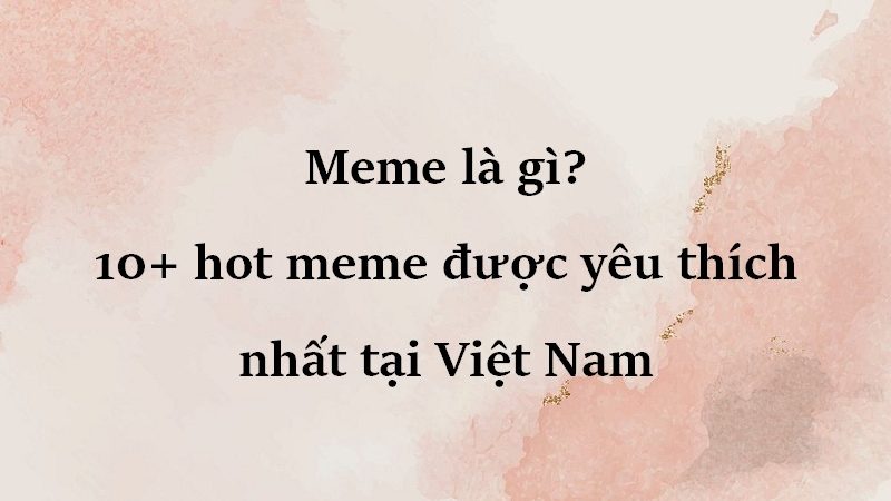 Meme là gì? Tổng hợp các mẫu meme hot trend Facebook, Tiktok