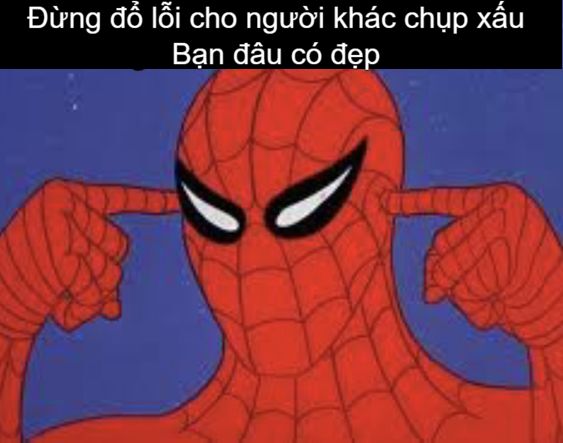 meme spiderman chỉ nhau