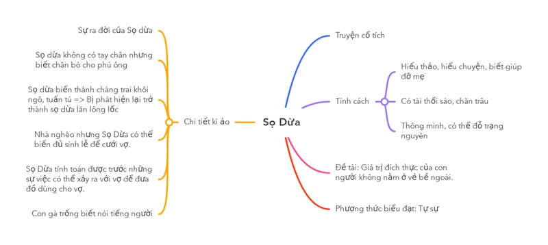 sơ đồ tư duy sọ dừa