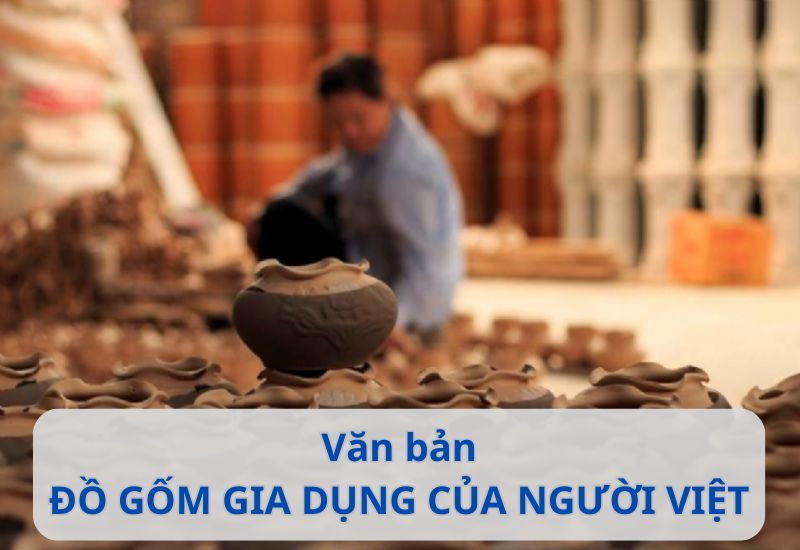 soạn Đồ gốm gia dụng của người Việt