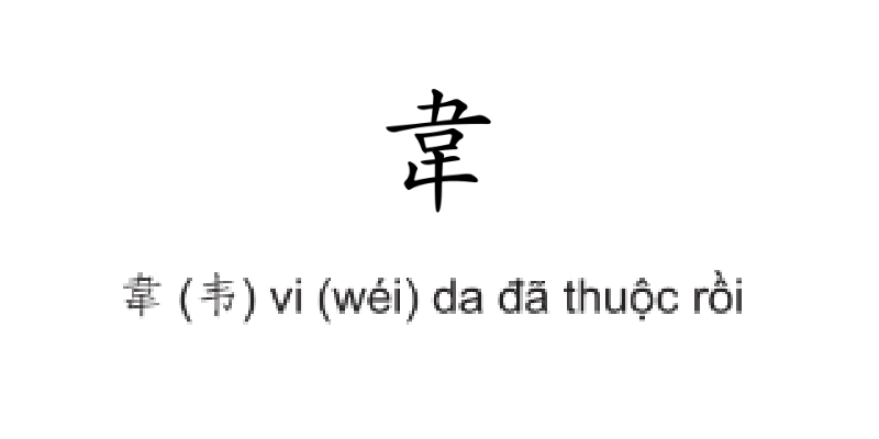 bộ thủ tiếng trung đầy đủ