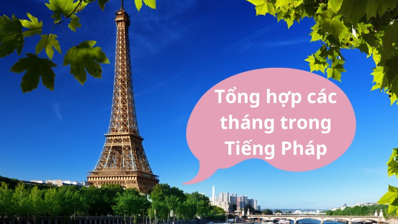 các tháng trong tiếng pháp