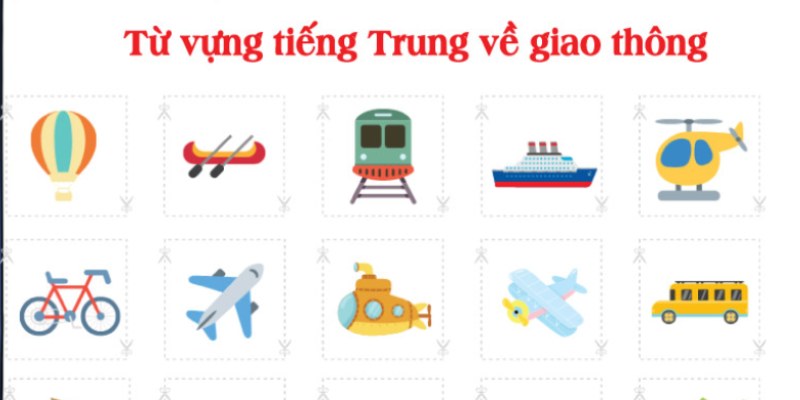 các từ vựng tiếng trung giao tiếp hàng ngày