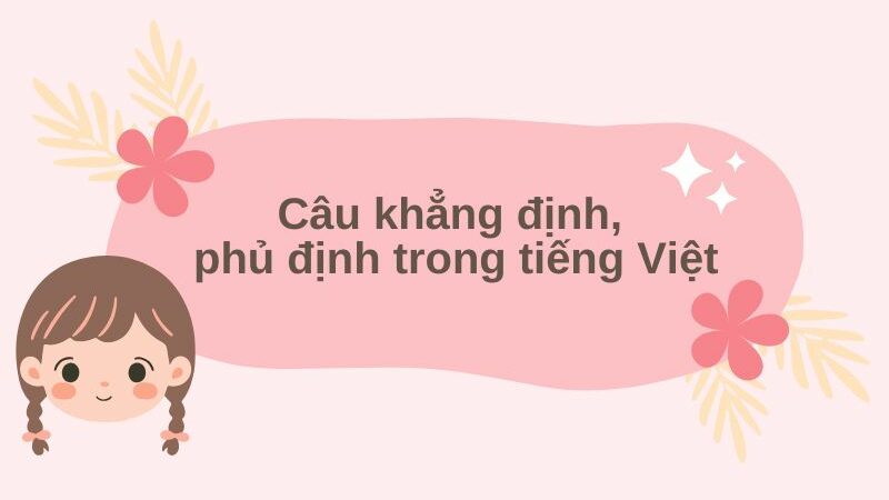 Câu khẳng định, phủ định trong tiếng Việt: Khái niệm, đặc điểm, chức năng và phân loại