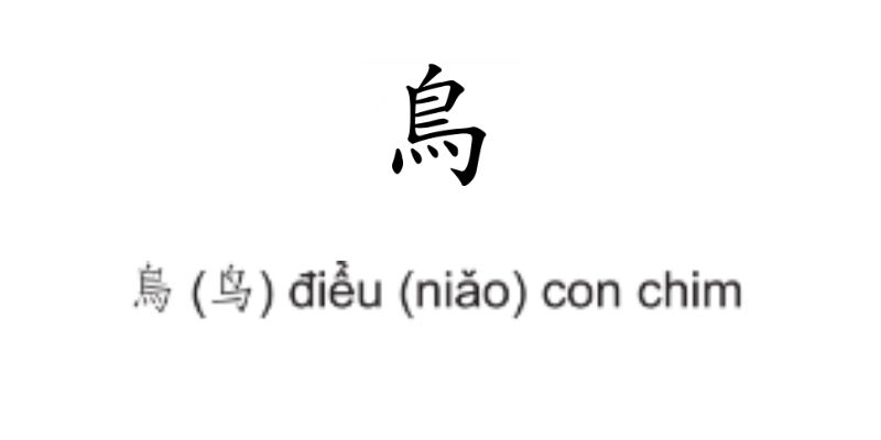 list các bộ trong tiếng hán chi tiết nhất