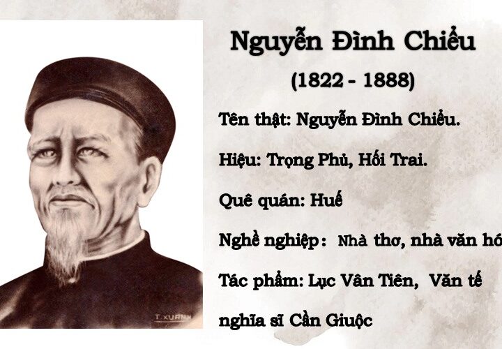 Giới thiệu tác giả Nguyễn Đình Chiểu – Cuộc đời & sự nghiệp