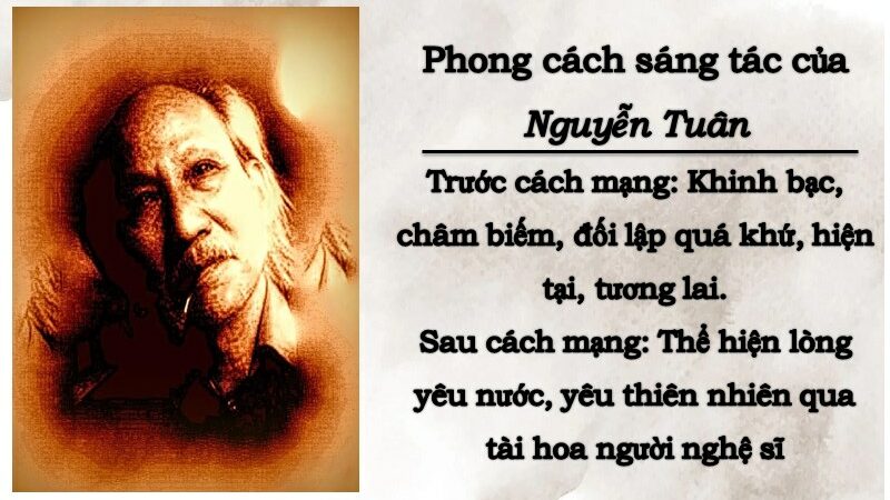 Tìm hiểu phong cách sáng tác của Nguyễn Tuân