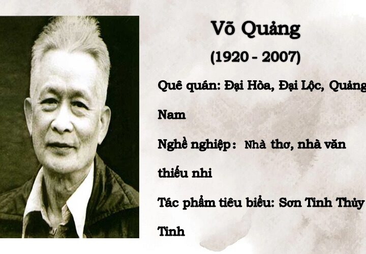 Giới thiệu tác giả Võ Quảng – Cuộc đời, sự nghiệp, phong cách sáng tác