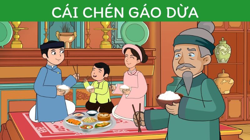 Truyện cổ tích Việt Nam: Cái chén gáo dừa