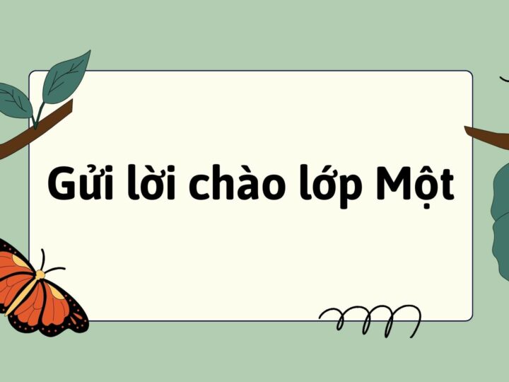 Giải bài tập tiếng Việt lớp 1, Gửi lời chào lớp Một – Kết nối tri thức