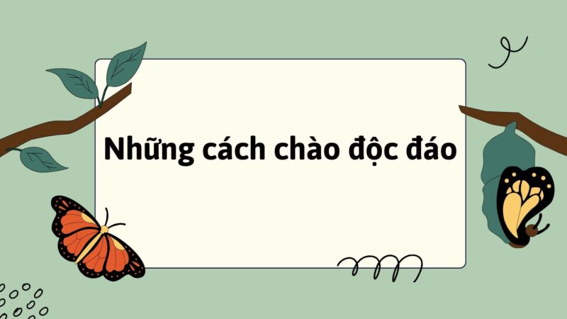 Bài 17: Những cách chào độc đáo Tiếng Việt lớp 2 Kết nối tri thức