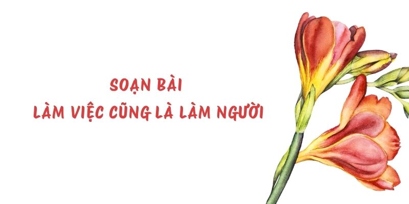 Soạn bài Làm việc cũng là làm người – Kết nối tri thức